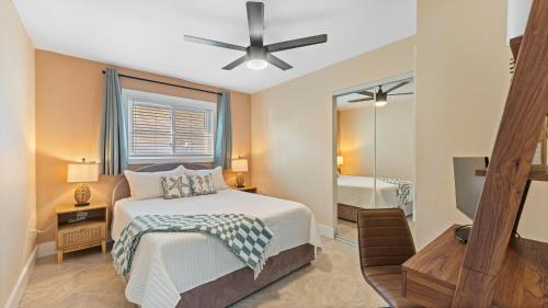 Cocoa Beach Apartment | The Shark Tank Cocoa Beach - Beach Boho, Downtown, 5-Min Walk to Beach, Shops & Bars