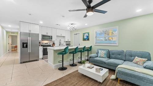 Cocoa Beach Apartment | The Shark Tank Cocoa Beach - 2 2BR Units - 4BR Total - Each Unit Sleeps 5 - Walk to Downtown & Beach