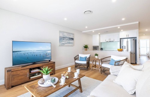 Shoal Bay Apartment | The Shoal, 508, Bullecourt St - stunning views, air con, lift and Wi-Fi