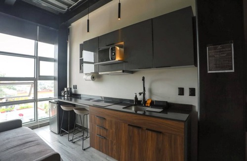 Benito Juarez Apartment | The Striped Loft Modern Elegance-Centric location