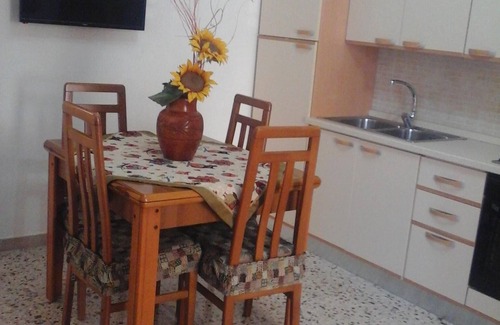 Lido Conchiglie Apartment | The veranda of the blue oars