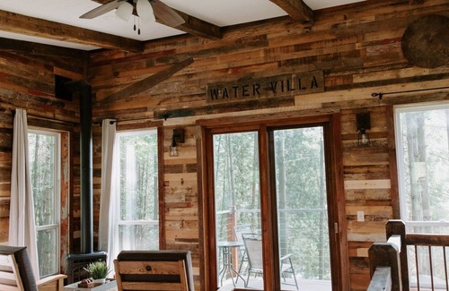 Richland Center Cabin | The Water Villa - NEW! @MillCreekCabinsWI