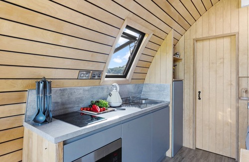 Wells Ski Chalet | The West Front, Cathedral View - a chalet that sleeps 2 guests in 1 bedroom