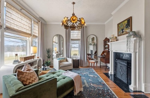 Frankfort House | This circa 1917 house has been given new life with a thoughtful renovation by Castle & Key