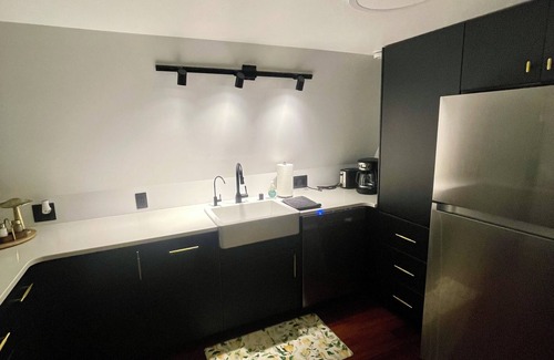 Browns Lake Cabin | This modern A-Frame home promises a sanctuary of comfort and tranquility.