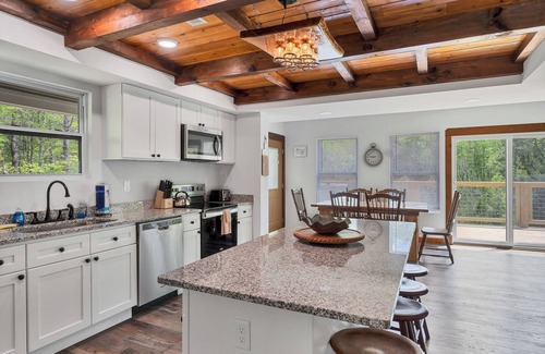 Townsend House | This newly built home has much to offer! hot-tub , fenced in back yard .