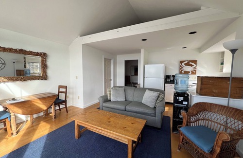 Bailey Island Apartment | This spacious 2nd floor garage apartment offers phenomenal open ocean views!