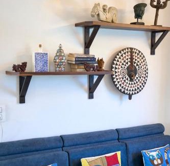 Lake Swaroop Sagar Apartment | TicAna 2 bedroom living & Kitchen with lake view garden rooftop