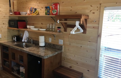 Zion National Park South Entrance Cabin | Tiny Cabin at Zion Canyon Campground and Resort. Only .5 mile from Park Entrance