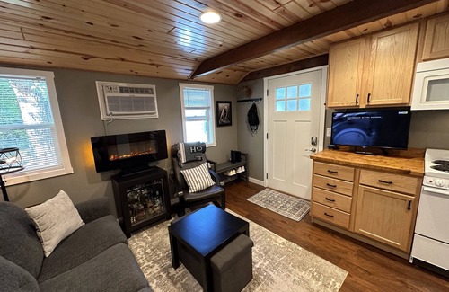 Houghton Lake Heights Cottage | Tiny & Cute Houghton Lake Cottage With Dock, Pontoon Boat & Golf Cart