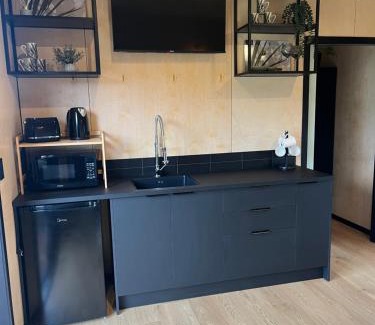 Lowburn House | Tiny home with mountain and orchard views