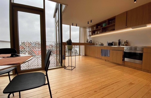 Postel Apartment | Top Floor New Duplex Stunning View In Trendy St Gilles