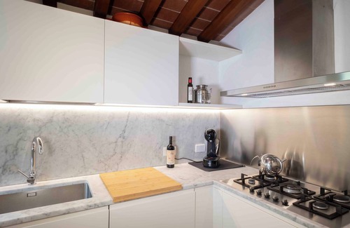 San Niccolo Apartment | Top floor with garden bordering the historic city walls in San Niccolo district