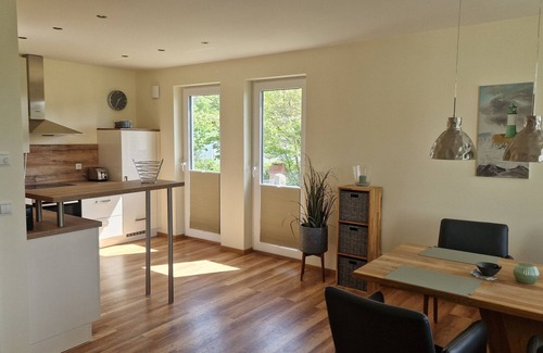 Altefaehr Apartment | Top vacation apartment near the beach with a great view of the water and Stralsund