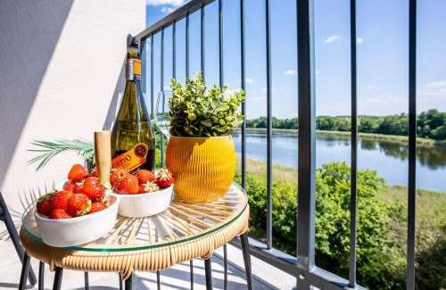 Ilawa Apartment | Top View Apart - super widok na Jezioro, parking, winda, Netflix i Prime