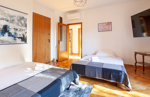 Cascina Apartment | Tosco Romagnola Flat with Parking and Balcony