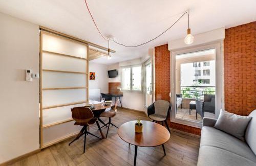 Villette Gare Apartment | Tout nouveau studio proche Part-Dieu AIL