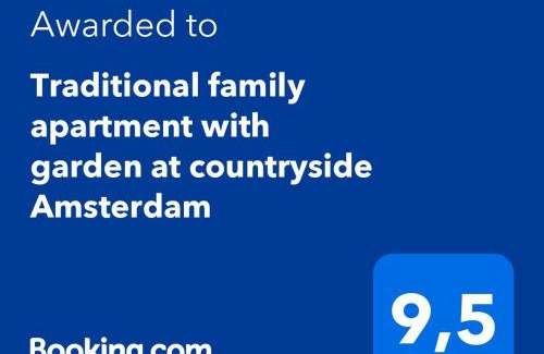 Landsmeer Bed & Breakfast | Traditional family apartment with garden at countryside Amsterdam