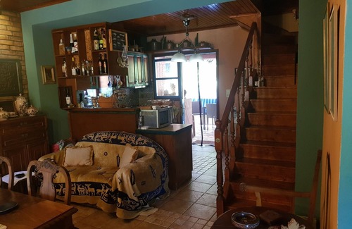 Kymi-Aliveri Villa | Traditional villa Vicky is a two floor house with a private pool in Evia island.