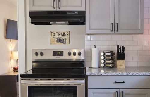 Midway House | Train themed home in historical Midway, staycation ready!