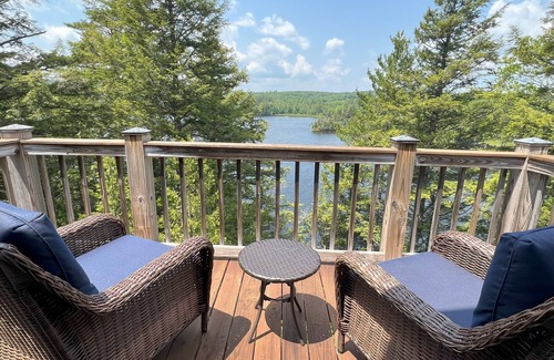 Hartland Ski Chalet | Tranquil Waterfront A-Frame Chalet! Endless fun swimming, kayaking and more!