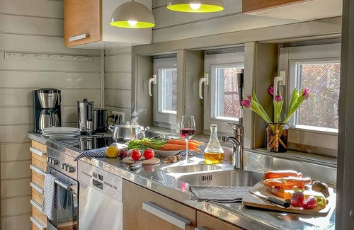 Luckow House | traumHaff®Idyllic pilots romance on the lagoon with private NORDICSPA, fireplace