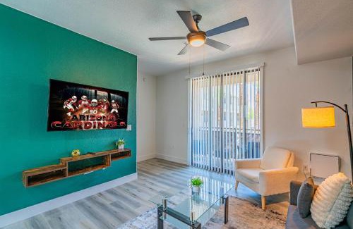 Glendale Sports and Entertainment District Apartment | Trendy 1BD Walk to Westgate Pool Gym WD