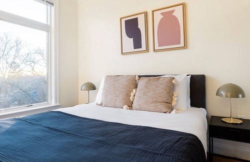 South Brookline Apartment | Trendy Chestnut Hill 1BR w/ W/D & Gym, nr Hancock Village, by Blueground