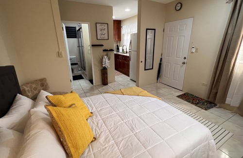 Belize City House | Tropical Belizean Studio w/ Lg Queen Bed & Parking