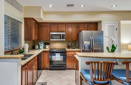 Kamuela Condo | Tropical Ground Floor Unit at Mauna Lani Palm Villas w/Beach Club Access