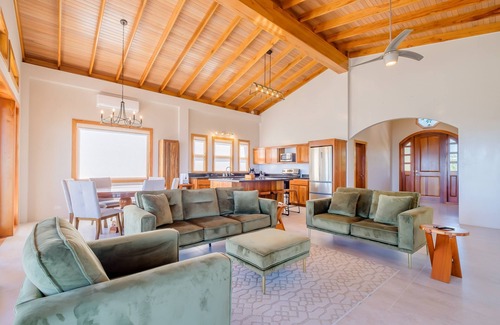 Caye Caulker Villa | Tropical retreat with a pool, dock, bikes, canoes, balconies, and 360 views