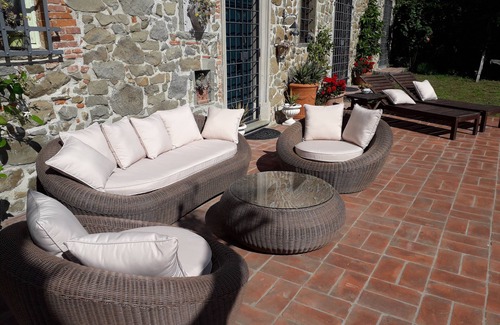 Montevettolini House | Tuscany Sun: Typical Tuscan stone farmhouse with private infinity pool