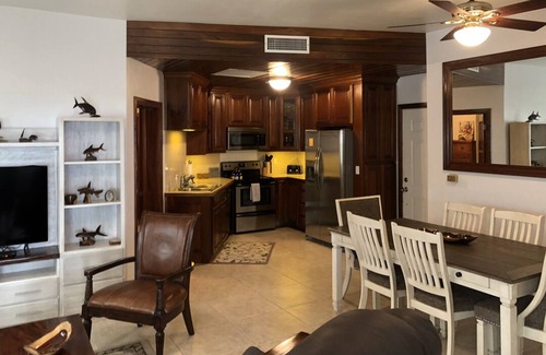 San Pedro Condo | Two Bedroom Ground Floor Ocean View Condo - Gold Standard Approved