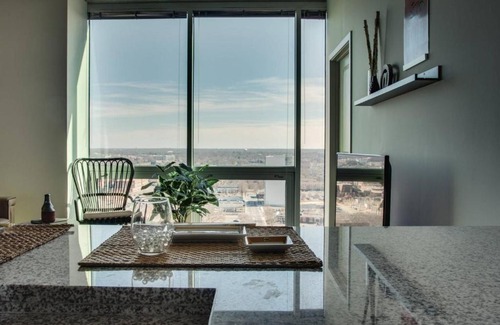 Charlotte Center City Apartment | Two Bedroom Uptown Apartment - City Views