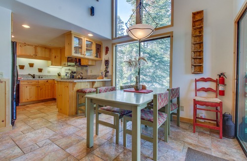 Mammoth Lakes Condo | Two-level, forest-view condo with deck - steps from the Village & Ski Back Trail