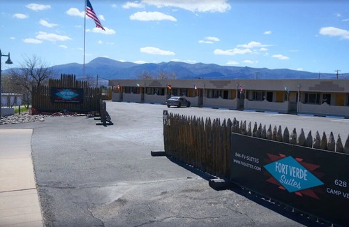 Camp Verde Cabin | Two Queen Suite 110 in Fort Verde Suites