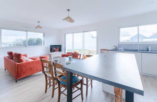 Saint-Pabu Ski Chalet | TY NEVEZ - Pretty new house with small sea view