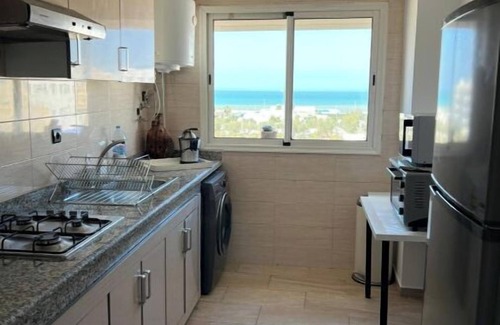 El Mansouria Apartment | Un Écrin de Confort, Cosy et D'élégance, Orienté vue sur mer