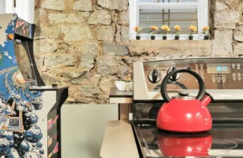 Midtown Apartment | UNIQUE granite wall GAME CAVE dynamite location #22