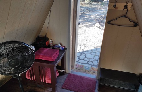 Seligman Cabin | Unique hidden A-frame cabin in nature on 40 acre private land.