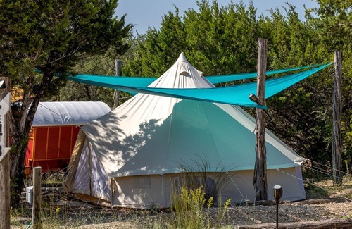 Johnson City RV Rental | Unique Johnson City Accommodation Perfect for Bell Tent Glamping near Austin
