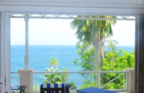 Trents Villa | Unique, Secluded Corral Stone Villa with large gardens and private beach access