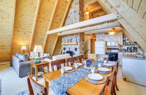 Channing House | Upper Peninsula Lakefront A-Frame Cabin with Dock