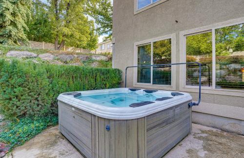 Orem House | Upscale Group Getaway in Orem with Private Hot Tub