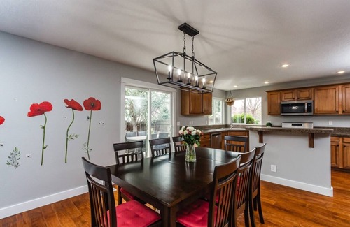 Meridian House | Upscale House with Fire Pit in NW Meridian