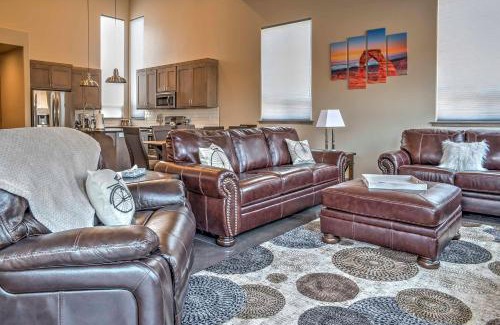 Moab South Valley House | Upscale Moab Home with Red Rock Views and Hot Tub