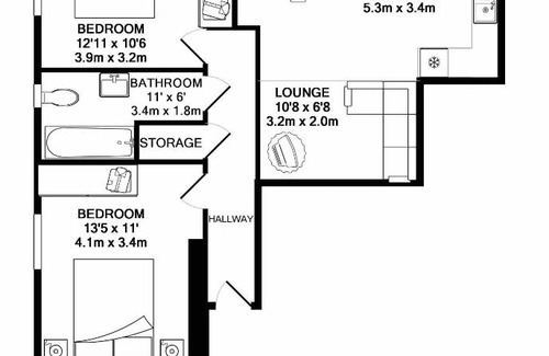 Walsall Apartment | UR City Pad - Regent Wharf