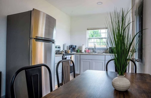 Amarillo House | Urban Blue Duplex Downtown