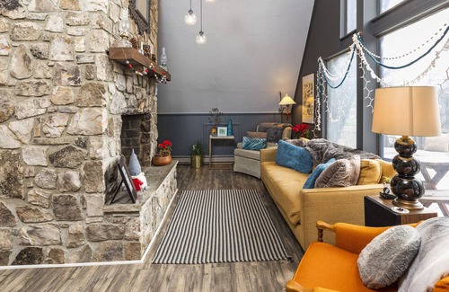 Beech Mountain Ski Chalet | URSUS, A Secluded Midcentury Modern AFrame Chalet