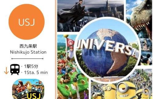 Konohana Apartment | USJまで1駅5分 -501 Residential Hotel Alex - 西九条駅から徒歩4分の好立地